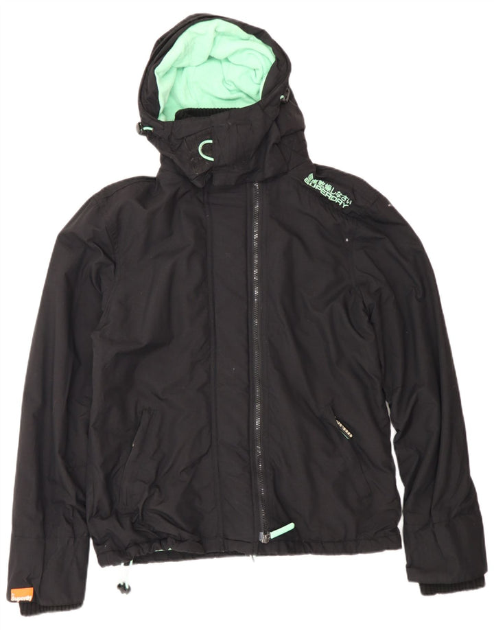 Damska kurtka wiatrówka Superdry The Windcheater UK 14, średnia czarna