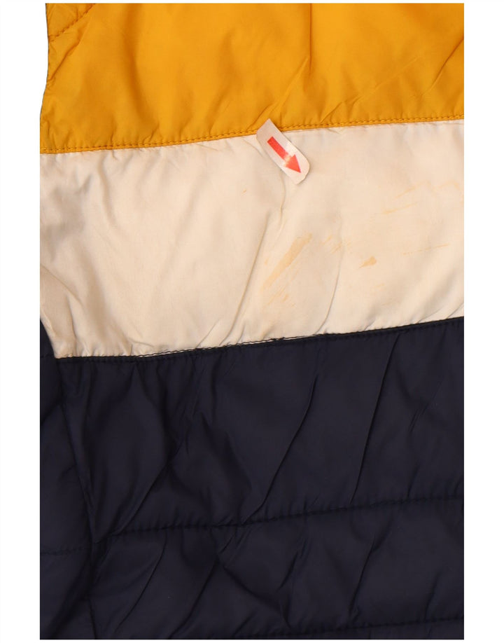 Męska ocieplana kurtka z kapturem Jack & Jones UK 38, średni granat, blok kolorów