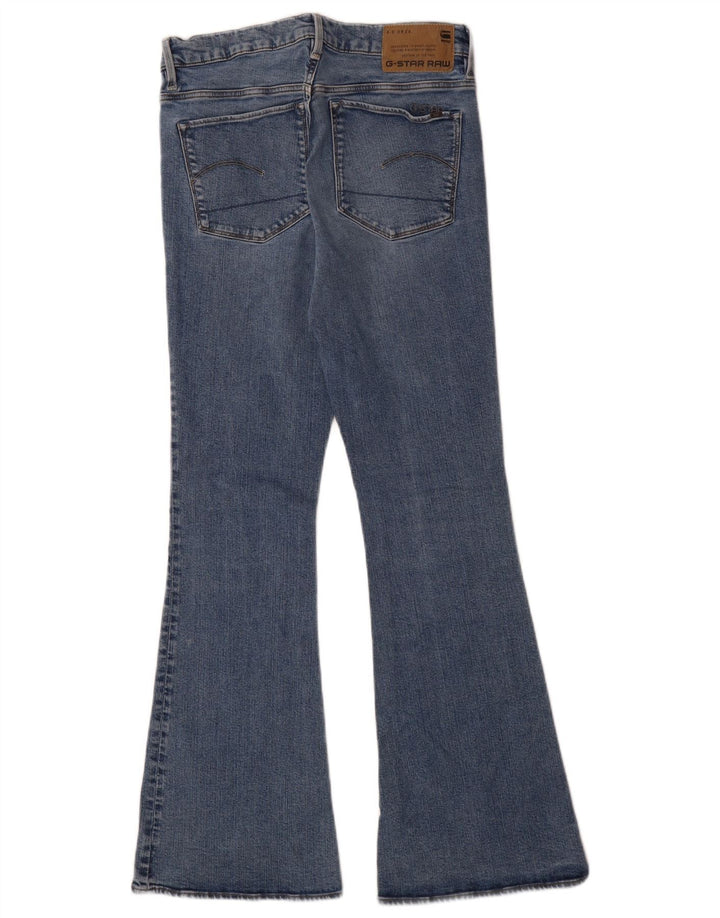 Damskie jeansy rozkloszowane G-Star W28 L30 Niebieskie bawełniane