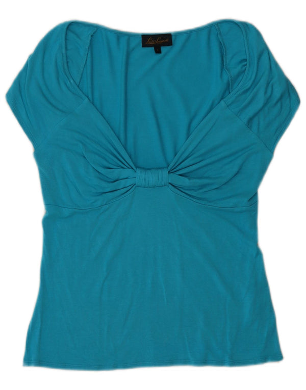Bluzka damska Luisa Spagnoli Top UK 14 Large Blue Modal