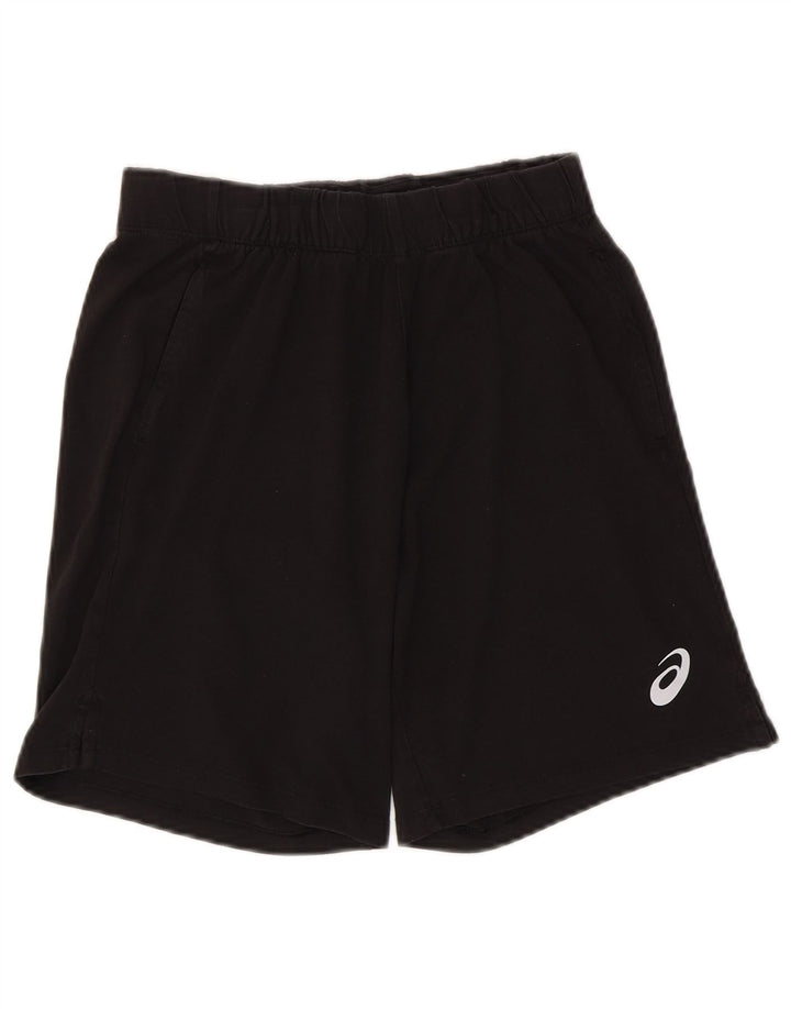 Damskie spodenki sportowe ASICS UK 10, małe, czarne, bawełniane