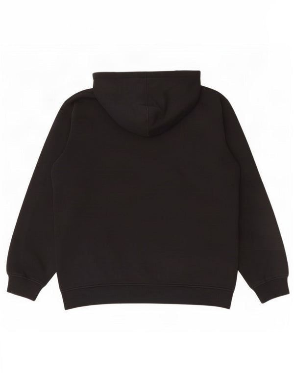 Męska bluza z kapturem Adidas Graphic, średnia czarna, bawełniana