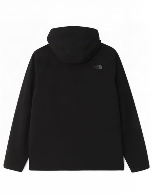 Męska kurtka wiatrówka z kapturem The North Face UK 40, duża, czarna, poliestrowa