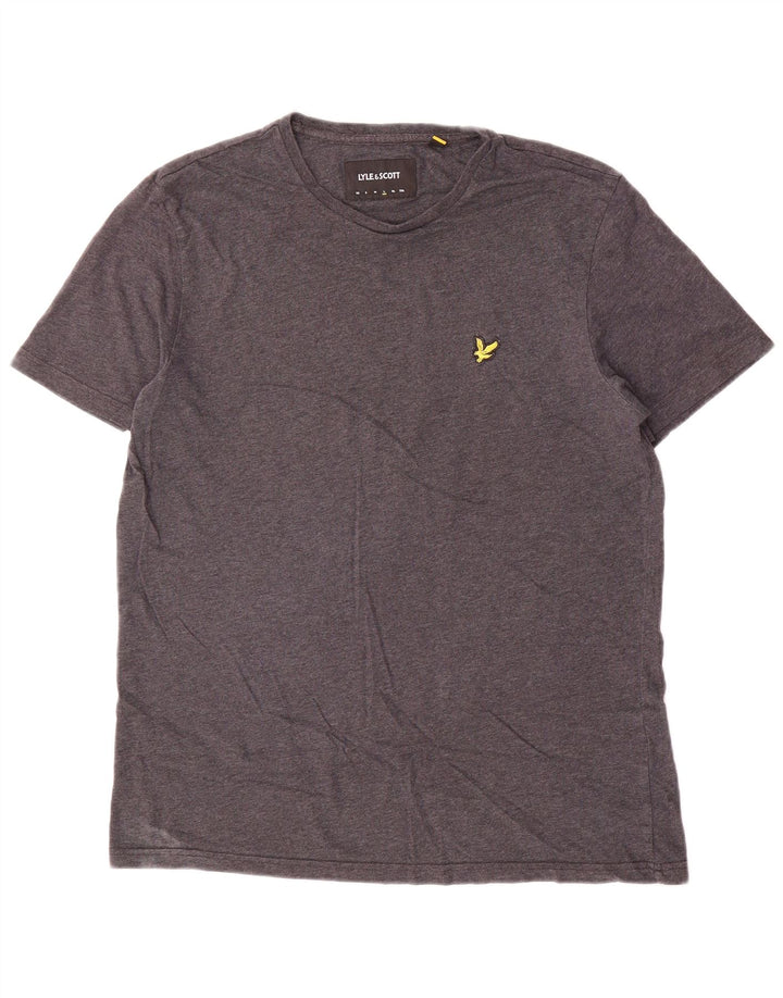 Męski T-shirt Lyle & Scott, duży, szary, bawełniany