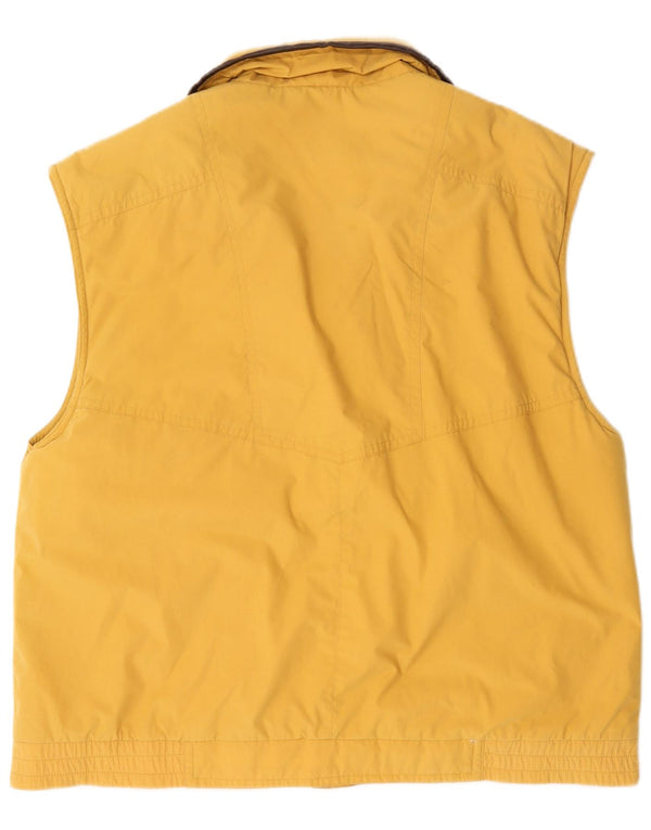 Męska kamizelka użytkowa Vintage UK 42 XL Żółty poliester
