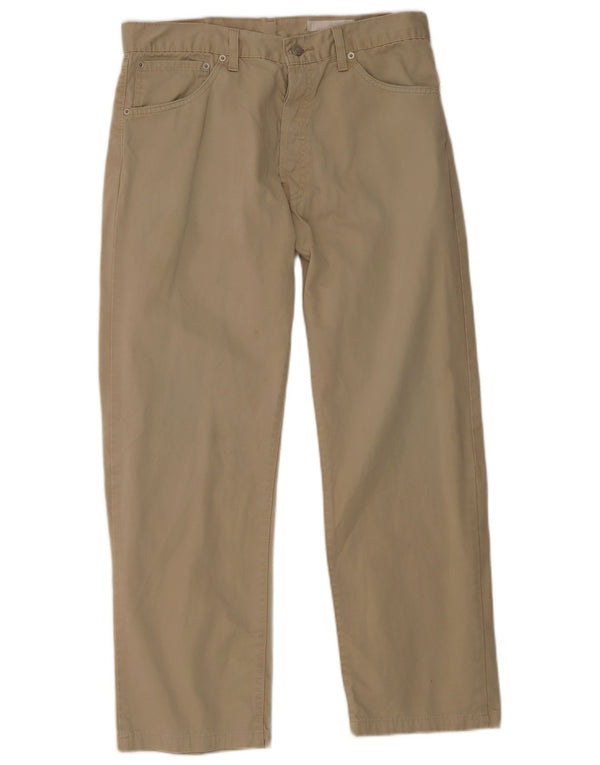 Męskie spodnie Levi's 551 Straight Casual W36 L28 Beżowa bawełna