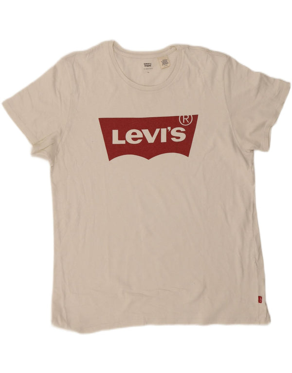 Męski T-shirt z grafiką Levi's Top XL, biały