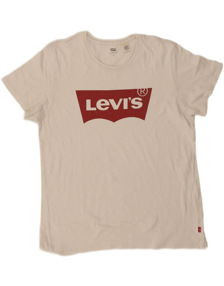 Męski T-shirt z grafiką Levi's Top XL, biały