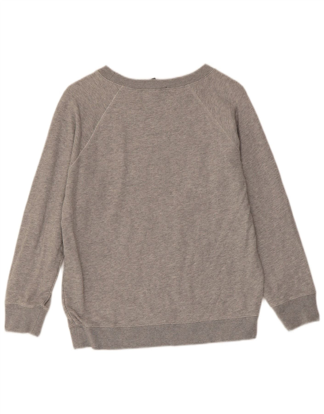 Damska bluza z grafiką J. CREW, UK 10, mała, szara, bawełniana