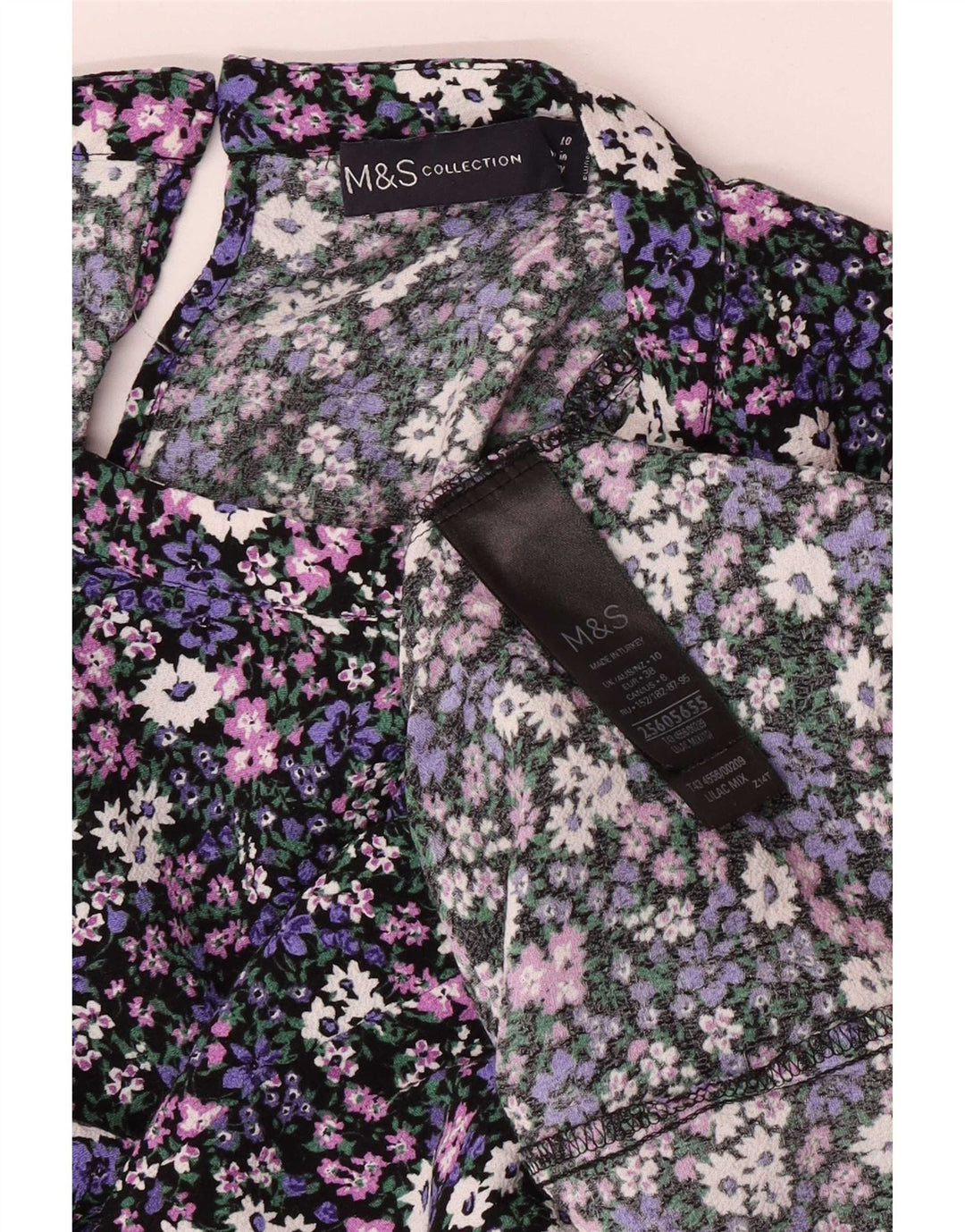 Bluzka damska Marks & Spencer Top UK 10, mała, wielokolorowa w kwiaty