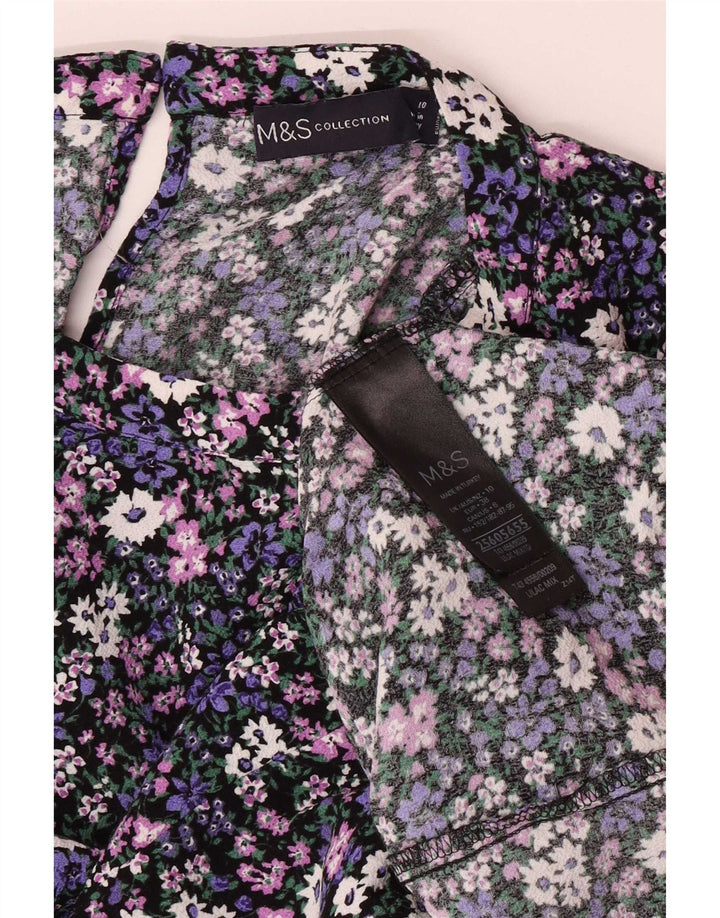 Bluzka damska Marks & Spencer Top UK 10, mała, wielokolorowa w kwiaty