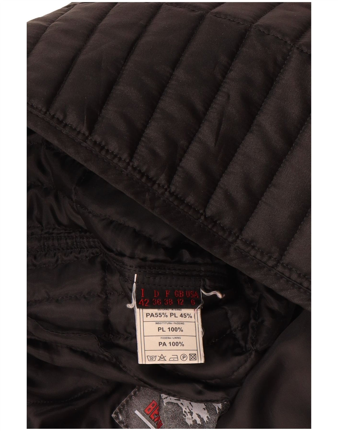 Damska pikowana kamizelka Chateu Beau Cedre UK 12, średni czarny poliamid