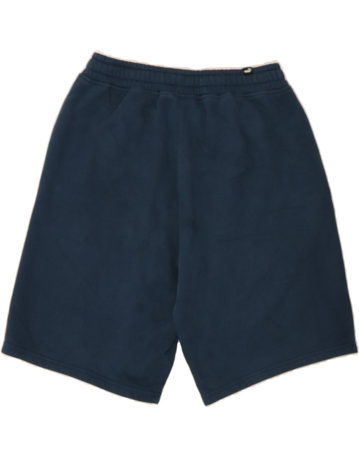 PUMA Mens Sport Shorts Medium Navy Blue Cotton Vintage Puma and Second-Hand Puma from Messina Hembry 