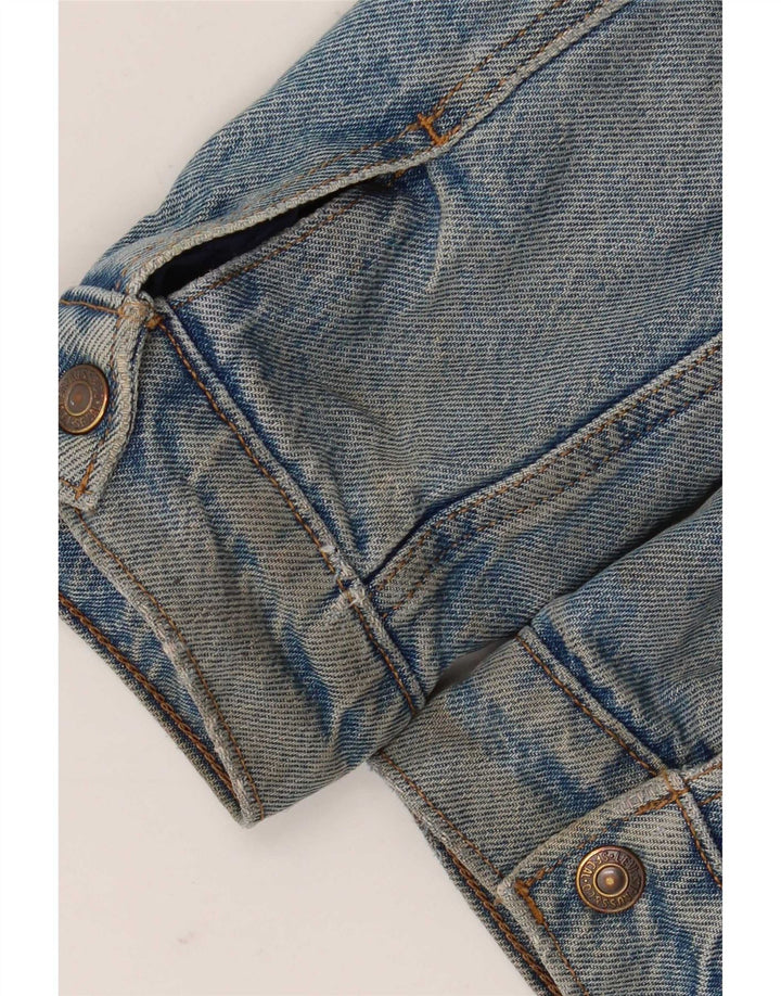 Męska kurtka dżinsowa Levi's Sherpa UK 34 XS, niebieska, bawełniana