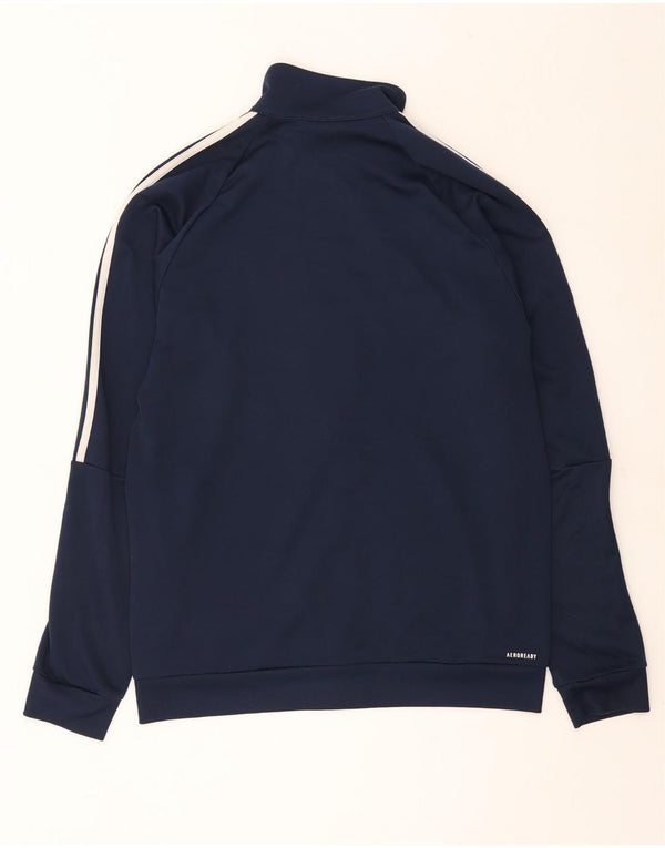 Adidas Męska kurtka dresowa Aeroready UK 44/46, duża, granatowa