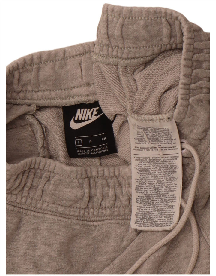 Damskie spodnie dresowe NIKE z grafiką Joggers UK 10 Małe, szare, bawełniane