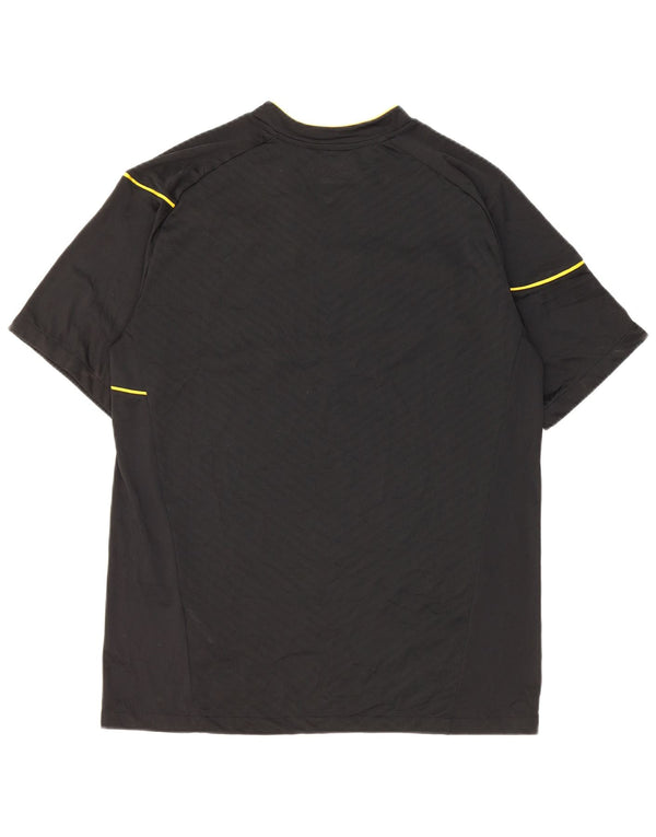 Męska koszulka z grafiką Nike Dri Fit Top UK 38/40 w średnie czarne paski