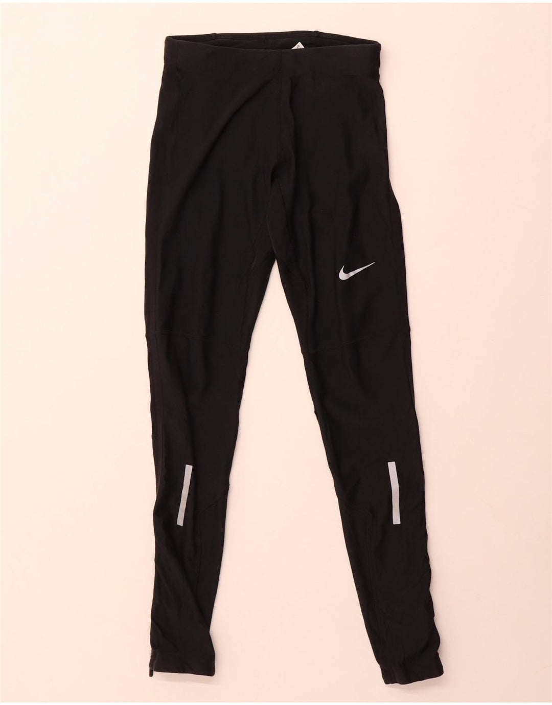 Damskie legginsy Nike Dri Fit UK 10, małe, czarne, poliestrowe