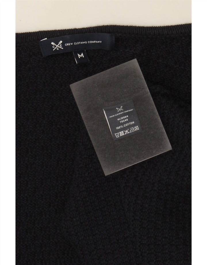 Crew Clothing Damski sweter rozpinany UK 14, średni granatowy, bawełniany