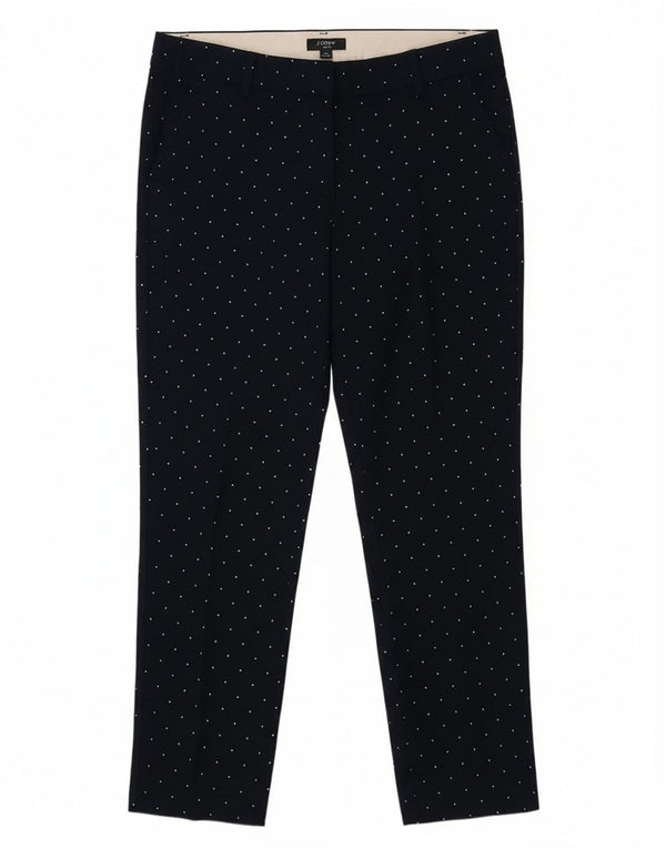 Spodnie damskie J. Crew City Fit US 8 Medium W32 L25 Granatowe