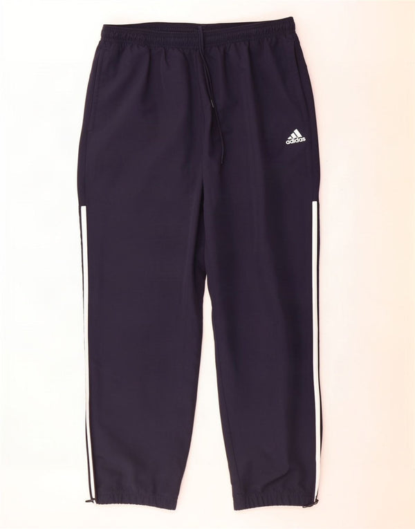 Adidas Męskie spodnie dresowe Joggery 2XL Granatowy poliester