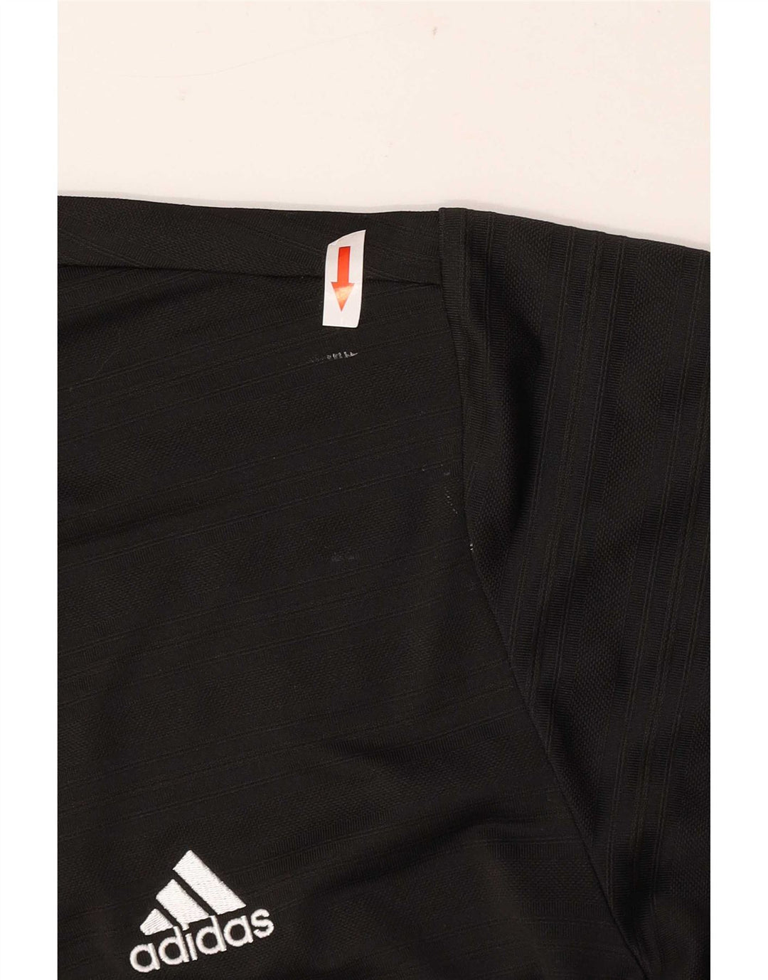 Męska koszulka polo Adidas, duża, czarna, poliestrowa w paski