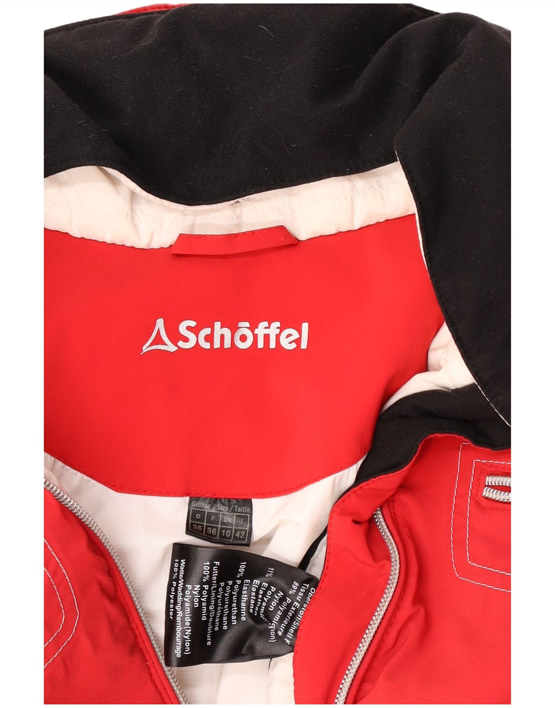 Damska kurtka narciarska Schoffel UK 10 Small Red Colorblock Poliamid