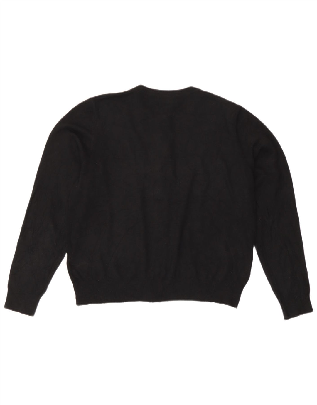 Marks & Spencer Damski sweter kardigan UK 16, duża, czarna wiskoza