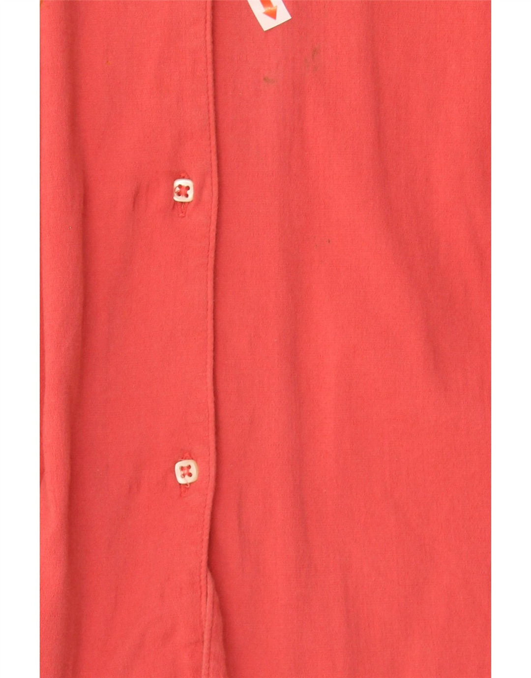 GOOSE & GANDER Womens Short Sleeve Shirt IT 46 Large Red Cotton