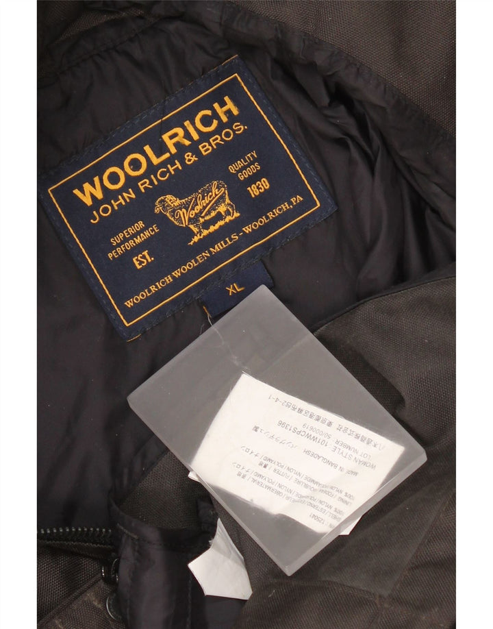 Damska kurtka użytkowa Woolrich UK 18 XL z czarnego nylonu