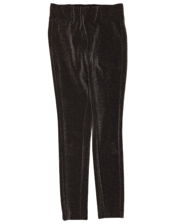 Legginsy damskie Marks & Spencer UK 8, małe, czarne, nakrapiane