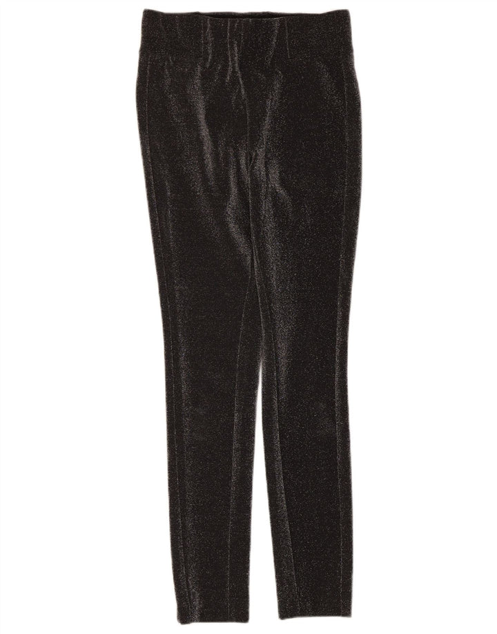 Legginsy damskie Marks & Spencer UK 8, małe, czarne, nakrapiane