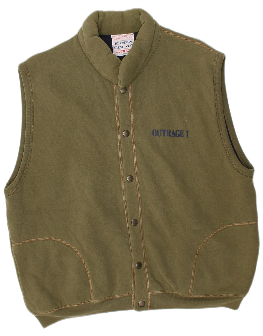Męska kamizelka graficzna Outrage UK 40 Large Khaki