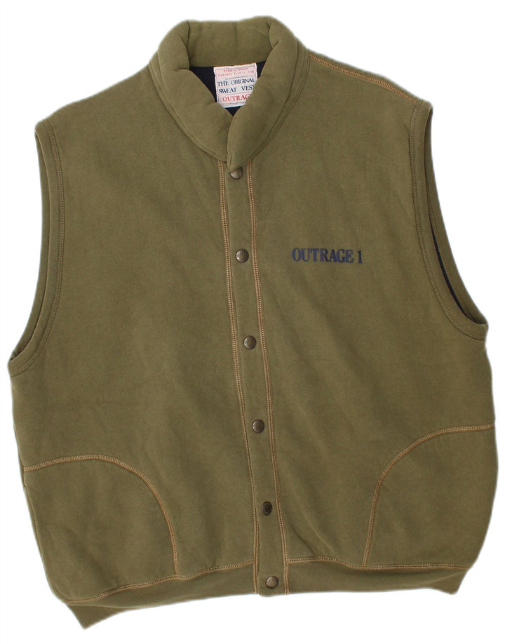 Męska kamizelka graficzna Outrage UK 40 Large Khaki