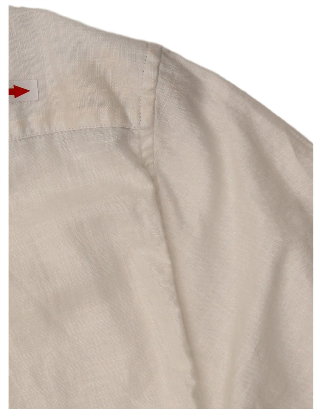 Koszula męska z krótkim rękawem TED BAKER, rozmiar 5 XL, biała, lniana