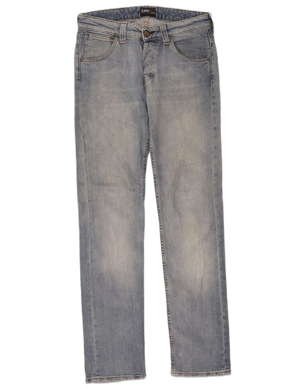 Damskie jeansy Lee Powell Slim W31 L34 Niebieskie bawełniane