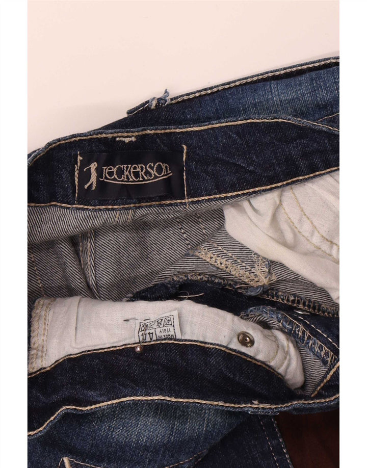 Jeansy damskie Jeckerson IT 44 Medium W32 L31 Niebieski blok kolorów