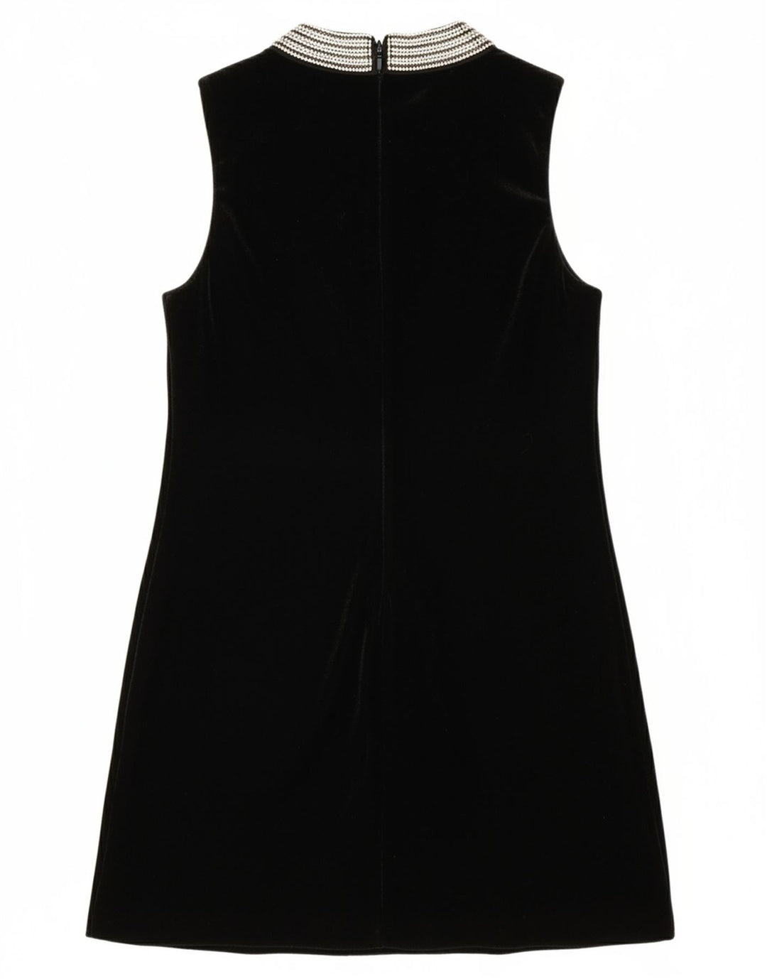 WAREHOUSE Womens Sleeveless A-Line Dress UK 10 Small  Black Polyester