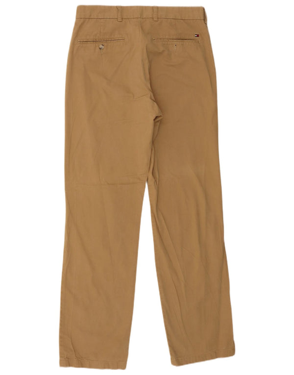 Męskie spodnie Chino Soho Straight Chino Tommy Hilfiger W32 L32 Beżowa bawełna