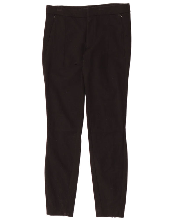 Spodnie damskie Zara Skinny Chino, średnie W28 L28, czarne
