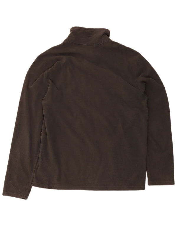 Męski sweter polarowy The North Face z zamkiem błyskawicznym, średnioszary, poliestrowy, sportowy