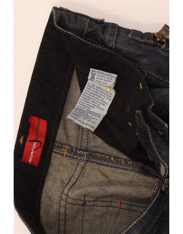 Wampum Męskie jeansy slim W30 L34 Granatowa bawełna