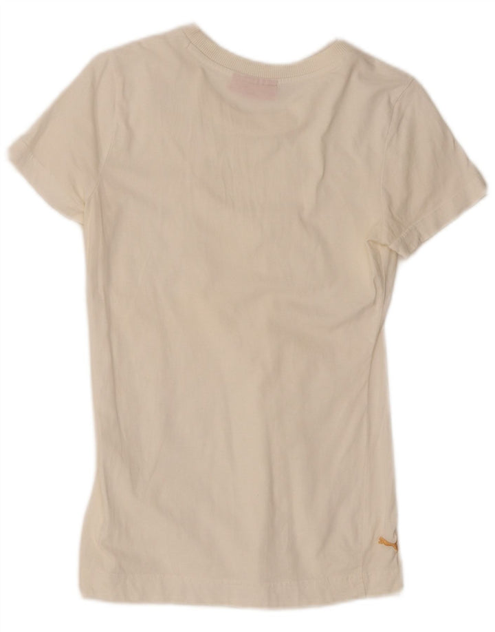T-shirt damski Puma Top UK 10, mały, biały