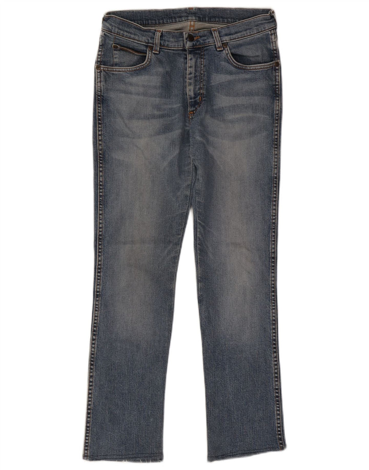 Damskie jeansy Wrangler Straight W30 L28 Niebieskie
