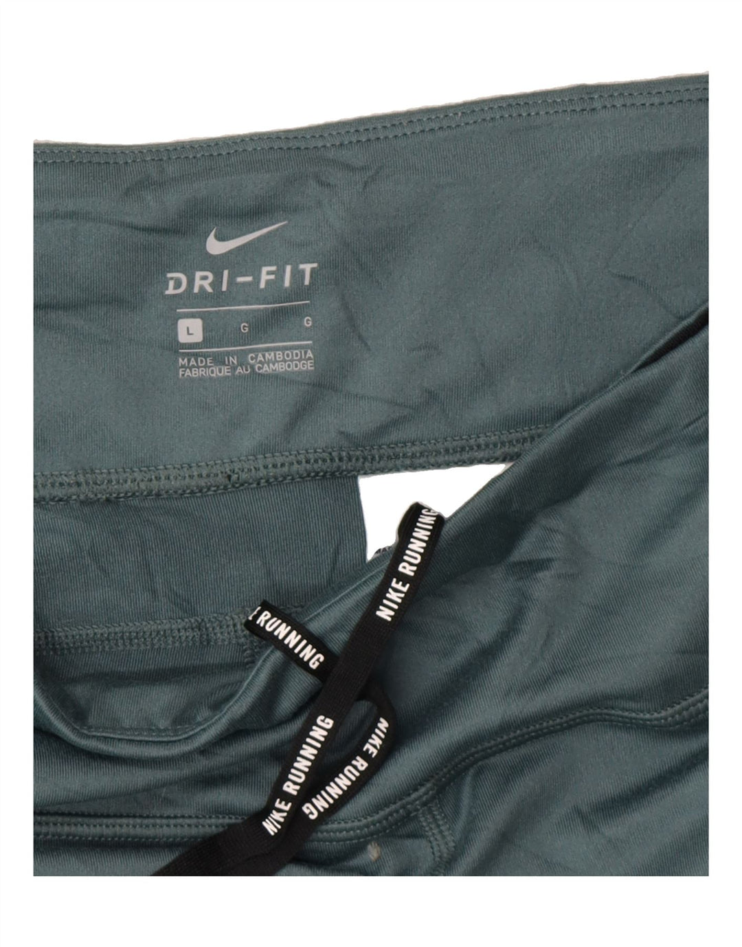 NIKE Womens Dri Fit Tracksuit Trousers UK 16 Large Grey Polyester Vintage Nike and Second-Hand Nike from Messina Hembry 