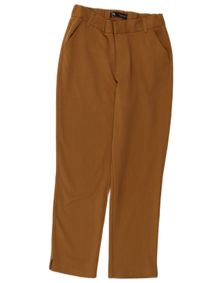 Krótkie spodnie damskie Zara, małe, W26 L24, brązowe