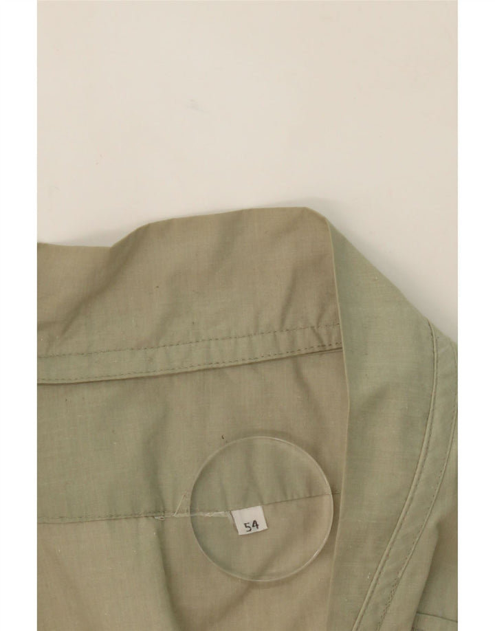 VINTAGE Mens Utility Gilet IT 54 2XL Green Vintage Vintage and Second-Hand Vintage from Messina Hembry 