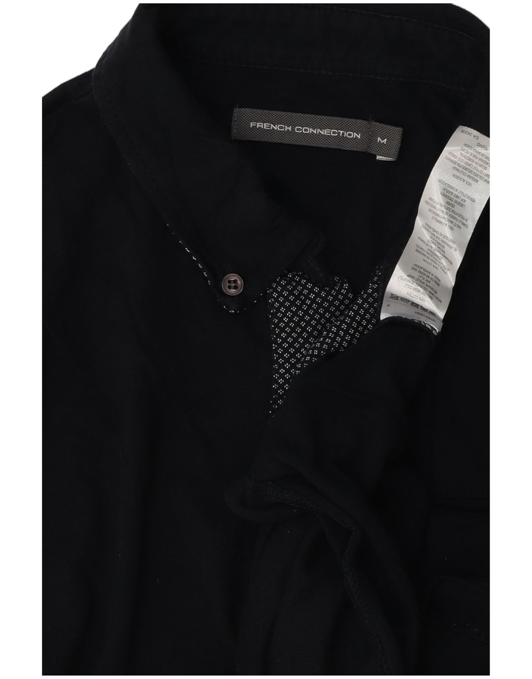 Męska koszulka polo French Connection, średnia, granatowa, bawełniana