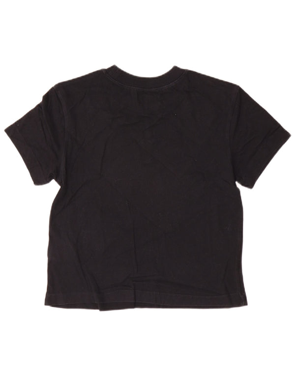 Damska koszulka z grafiką Vans Top UK 10, mała, czarna, bawełniana