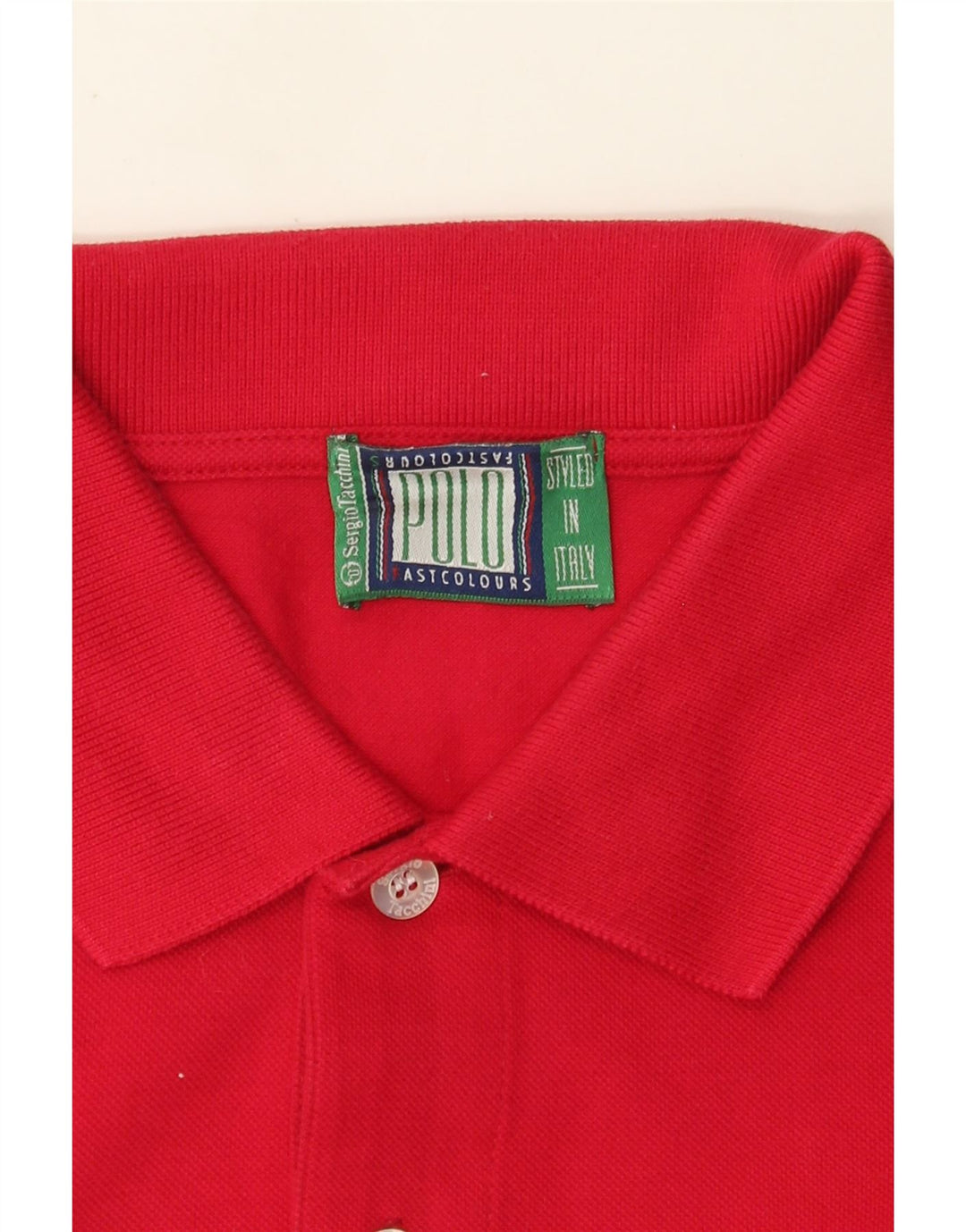 Męska koszulka polo Sergio Tacchini, duża, czerwona